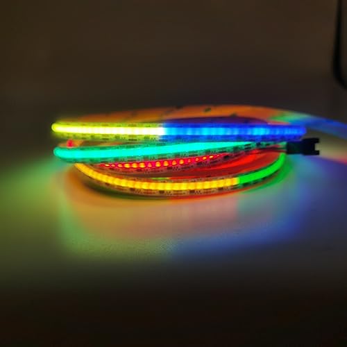 Tira LED COB RGB Bluetooth 5V 1M con Control Remoto miniatura 4
