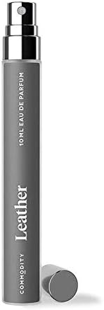 Unisex Pocket Size Glass Bottle Perfume Spray Commodity Mens Women Perfume Fragrance 10ml Bottles Perfect Travel Spray And Gift (Leather)