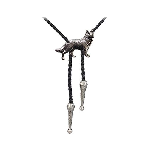 Collier berger allemand en étain : cadeau original pour amateur de western