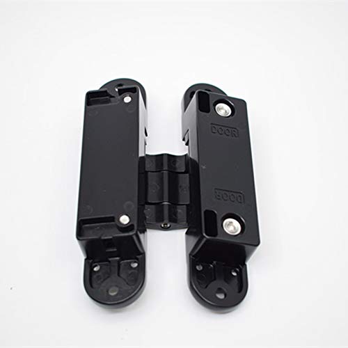 Charnières de porte ajustables tridimensionnelles invisibles alliage zinc