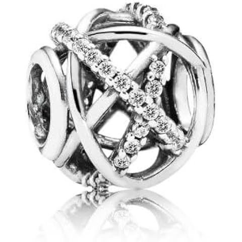 925 Sterling Silver Sparkling Galaxy Charms