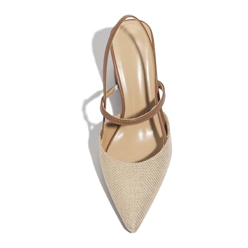 Block Heeled Sandals Pumps Chunky Closed Toe Shoes for Women4