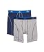 adidas Men's Sport Performance Climalite 9-Inch Midway Underwear (2-Pack), Night Indigo/Light Onyx, Large