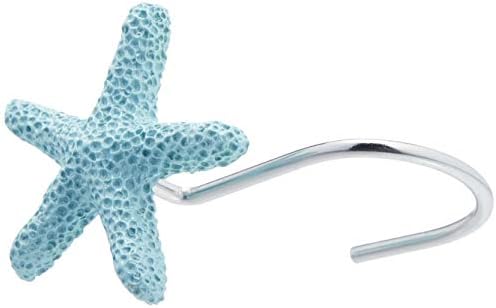 Amazon Basics Shower Curtain Hooks - Beach House, Starfish