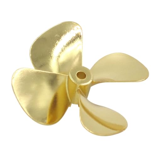 TTETTZ Schiffsschraube für Boote Präzisionsgegossener Marinepropeller 4 Blatt Ersatzpropeller Und Modellboot Antrieb Aus Metall für Ruhigen Lauf für Hobbyis, 60 Mm Positiv TTETTZ Schiffsschraube für Boote Präzisionsgegossener Marinepropeller 4 Blatt Ersatzpropeller Und Modellboot Antrieb Aus Metall für Ruhigen Lauf für Hobbyis, 60 Mm Positiv