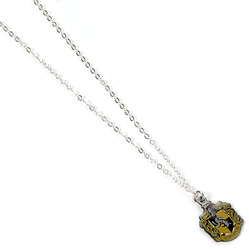 Official Harry Potter Hufflepuff Crest Slider Necklace by The Carat Shop2