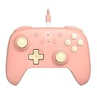 8Bitdo Ultimate 2C Wired Controller for Windows PC and Android, with 1000Hz Polling Rate, Hall Effect Joysticks and Hall Triggers, and Remappable L4/R4 Bumpers (Peach)