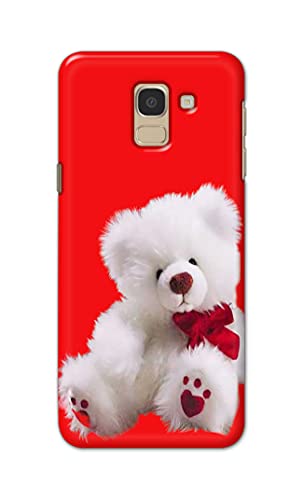 Image of PRINTFIDAA Teddy Bear Love Romantic Valentines Day Dumbo Printed Designer Hard Back Case Cover for Samsung Galaxy J6 (2018) (5.6 inch) / Samsung On 6 (2018), J600F / DS -(SF) MVN1001