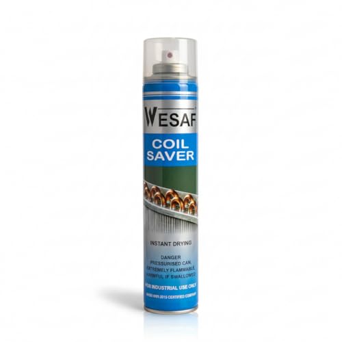 Image of Wesaf AC Coil Coating Spray 300g | Coil Saver Spray | Anti-Rust and Anti-Corrosion Protector for Condenser and Evaporator Coils, Fast Drying, Leak Proof (Transparent)