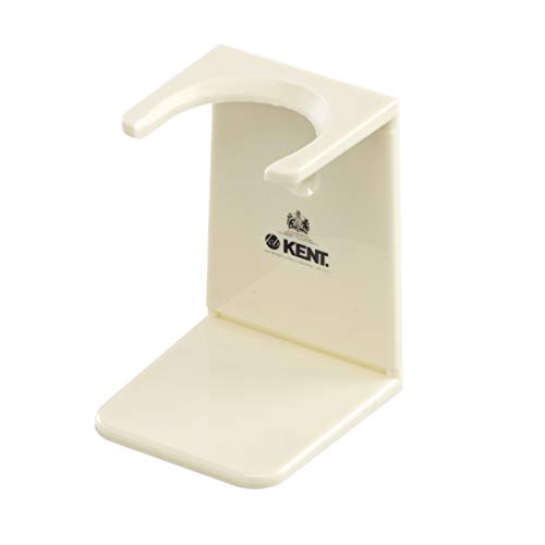 Kent VSB6 Large Water Resistant Mock Ivory Shaving Brush Stand - For Natural Shaving Brush Drying