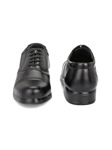 Image of Server Men's Oxford Shoe || Uniform Dress Shoe || Black Formal Shoes || Office Shoes Hand Made || Police Shoes Leather Lace Up Oxford Shoe