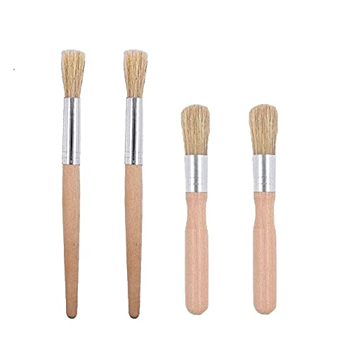 4 Stuck Kaffeepinsel, Kaffeemühle Reinigungsbürste Holz Kaffeemühle Bürste Espressobürste für Handkaffeemaschine…