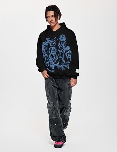 Vamtac Mens Graphic Hoodies Y2k Cute Pullover Oversized Fashion Streetwear Casual Hooded Sweatshirt Unisex Tops4