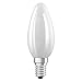Produktbild OSRAM Filament LED Lampe mit E14 Sockel, Warmweiss (2700K), Kerzenform, 6W, Ersatz für 60W-Glühbirne, matt, LED Retrofit CLASSIC B, 10er-Pack