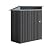 JY QAQA 5x3 FT Metal Outdoor Garden Storage Shed,Waterproof Metal Garden Sheds with Window and Lockable Double Door,Weather Resistant Steel Tool Storage House Shed for,Garden,Patio,Lawn