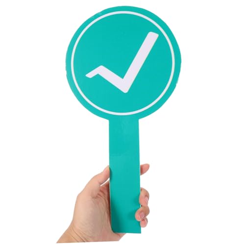 2 unidades paletas votación doble cara para aula miniatura 3
