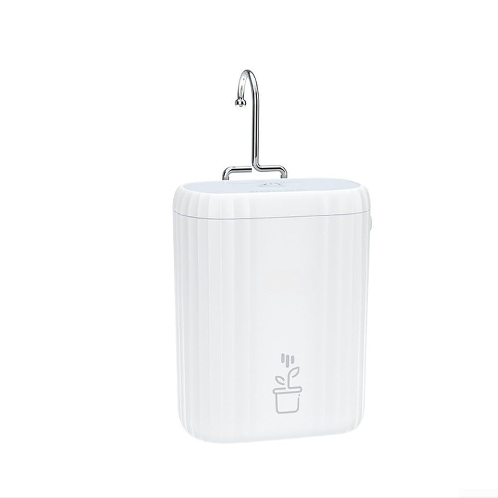 Sistema di irrigazione intelligente, dispositivo di irrigazione WiFi con controllo app, 10 gocciolatori regolabili, timer ricaricabile tramite USB, per vasi da giardino interni ed esterni