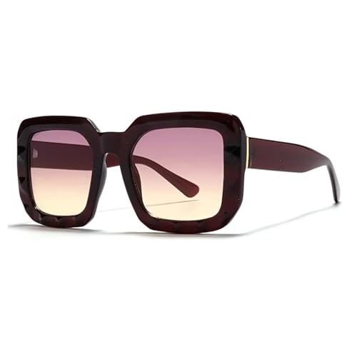 Lunettes de soleil surdimensionnées vintage contre l'éblouissement et les UV
