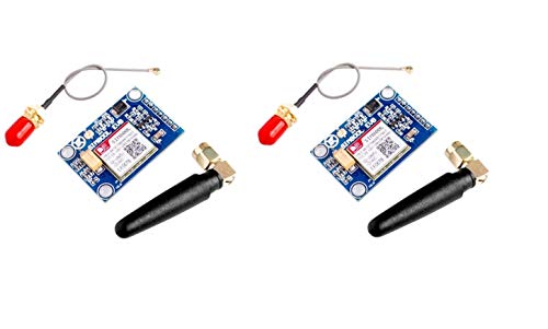 Ya en mundofriki.es: TECNOULAB 2 uds SIM800L V2.0 5V módulo inalámbrico gsm GPRS Banda cuádruple con Tapa de Cable de Antena