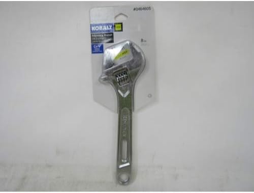Kobalt Chrome Vanadium Steel Adjustable Wrench