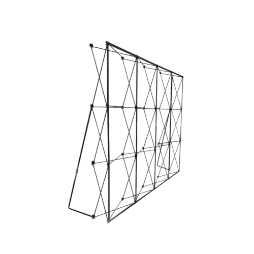 Pop Up Display Trade Show,Portable Tension Fabric Pop Up Display Stand Backdrop Booth Frame Trade Show Booth with Carrying Bag for Vocal Concert, Birthday Party, Exhibition & Trade Show (C