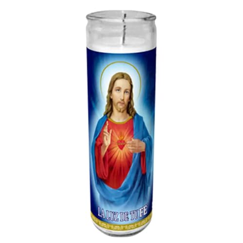 Sagrado Corazón de Jesús Red Prayer Candle – 8