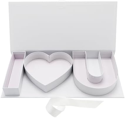 Fillable I LOVE U Letters Cardboard Gift Valentines Day, Mother's...