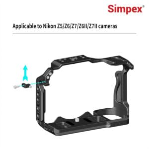Image of Simpex Camera Cage for Z6 III, Aluminum Alloy Camera Full Cage with Anti-Twist Design