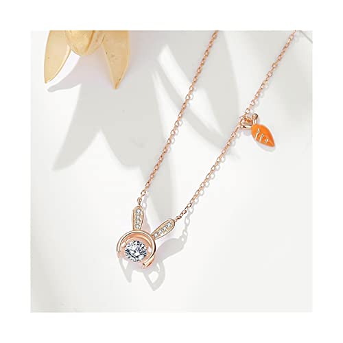 Collier lapin argent 925 cadeau d'anniversaire original pour copine