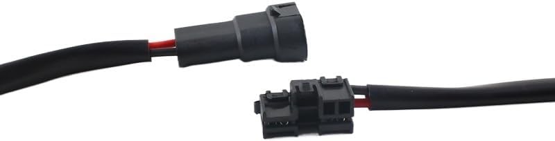 D2S D2 HID Ballast Power Cable Wire to 9005 9006 Male Converter Connector Harness Pigtails Sockets