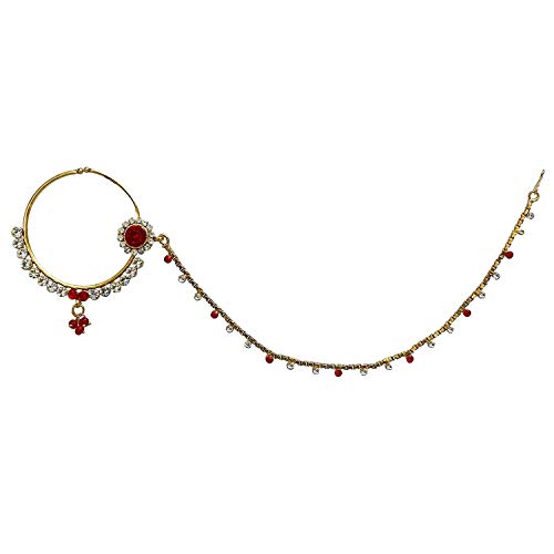 Image of Lucky Jewellery Designer Gold Plated Dulhan Bridal Jewelry Set 8 Pcs. for Girls & Women (3600-WZK-PARENT)