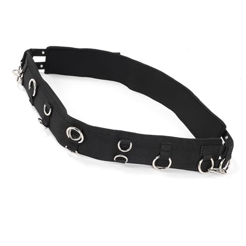 POENVFPO Adjustable Horse Training Surcingle, Professional Safety Lunging Surcingle with Breathable Design for Equestrian Supplies (Large)