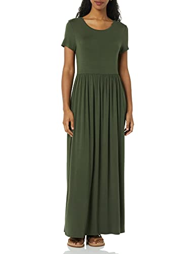 Amazon Essentials Damen Ärmelloses Tailliertes Maxikleid (Erhältlich In...