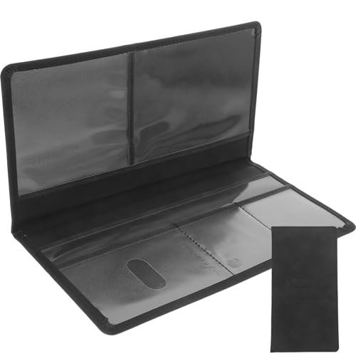 Portadocumenti Auto Multifunzionale Pu Porta Assicurazione e Immatricolazione Design Compatto e Leggero Per Ufficio e Viaggi Elegante Per Uomini e Donne