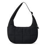 Realizzata con nylon di alta qualità e cuciture trapuntate, questa borsa presenta un esterno imbottito in morbida piuma e una cinghia ergonomica regolabile per un comfort tutto il giorno