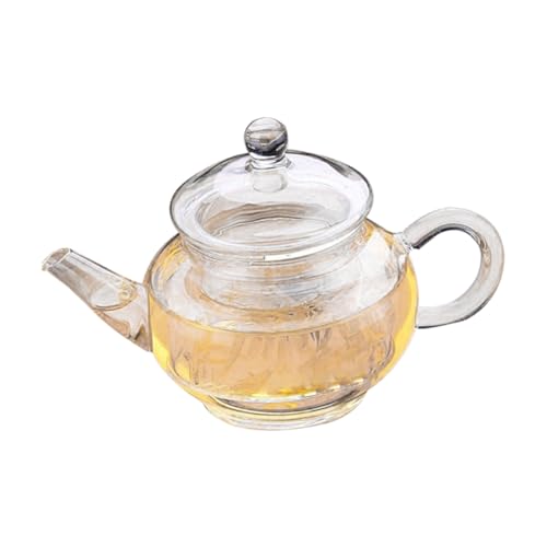 OFFSCH Heat Retaining Glass Coffee Pot Tea Kettle with Carafe Borosilicate Kettle for Hot Coffee Tea Enthusiasts