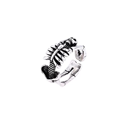 Bague crâne extensible ajustable - Résout le problème de taille de doigt