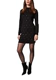 comma Damen 2107033007 Kleid, schwarz, 44