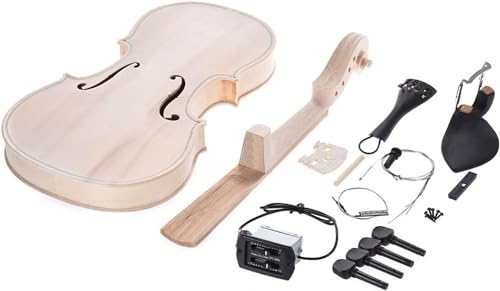 Violon acoustique 4/4 en bois massif naturel pour faire vibrer vos premières émotions