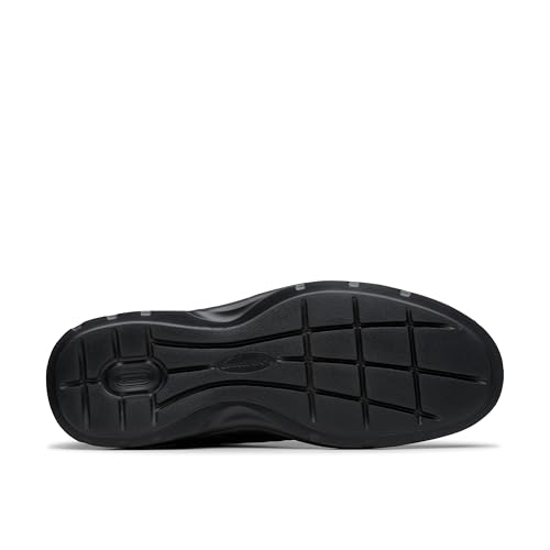 Clarks Collection Men's Gessler Cap Oxford, Black Tumbled Leather, 8 Wide US by Clarks - Image 4