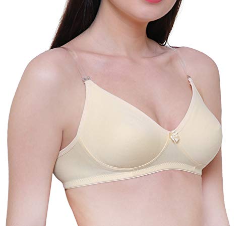 Image of INNER TOUCH Women's Cotton Non-Padded Wire Free Regular Bra