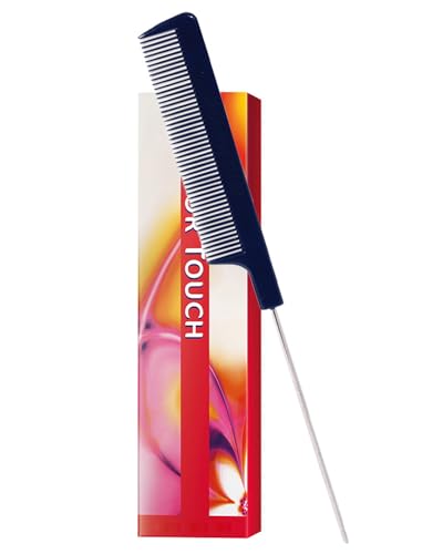 Color Touch 6/0 Hair Color | Ammonia-Free Demi-Permanent Hair Dye 2oz and M Hair Designs Tail Comb (Bundle)