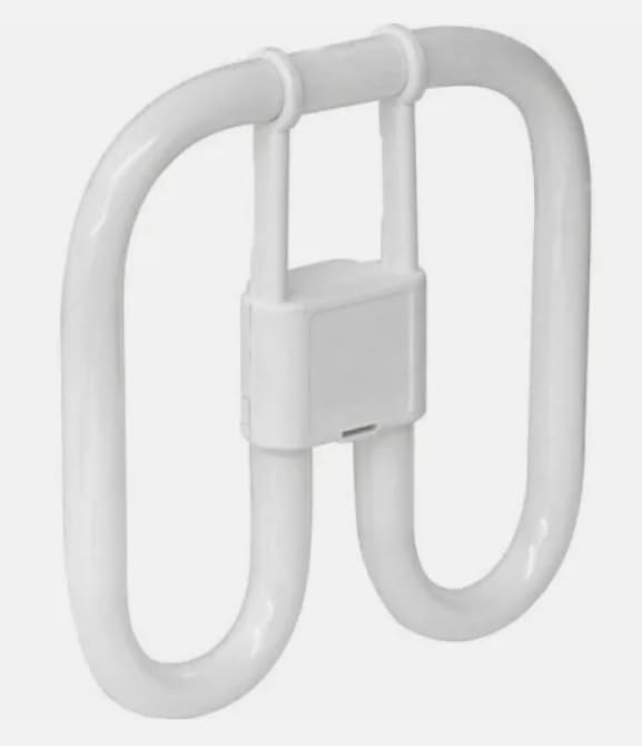 U-Trade Energy-Efficient Fluorescent Light Bulb 2D, 2 Pin or 4 Pin, GR8 or GR10Q, 16W, 28W, and 38W, White, Square - Image 2