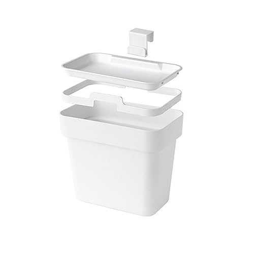 Caneca colgante pequeña con tapa 0.8 gal blanca miniatura 3