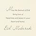 Hallmark Pack of Eid al-Fitr or Eid Al-Adha Cards, Eid Greetings (6 Cards with Envelopes)