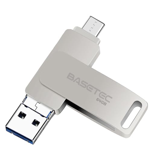 Amazon.co.jp: BASETEC 64GB USBメモリ スマホ用 3in1