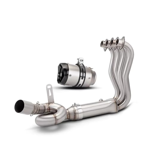 Silencieux d'échappement moto 500RR tuyau liaison avant 60mm TYPE-G