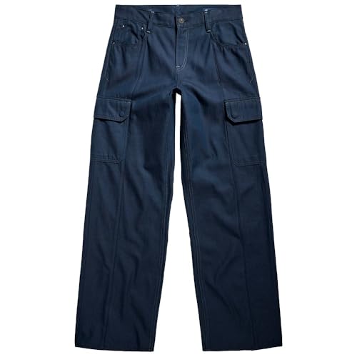 G-Star Para Mujer Pantalones Judee Low Waist Cargo, Azul Raw Denim D24673-D541-001 , 24w 28l G-Star Para Mujer Pantalones Judee Low Waist Cargo, Azul Raw Denim D24673-D541-001 , 24w 28l
