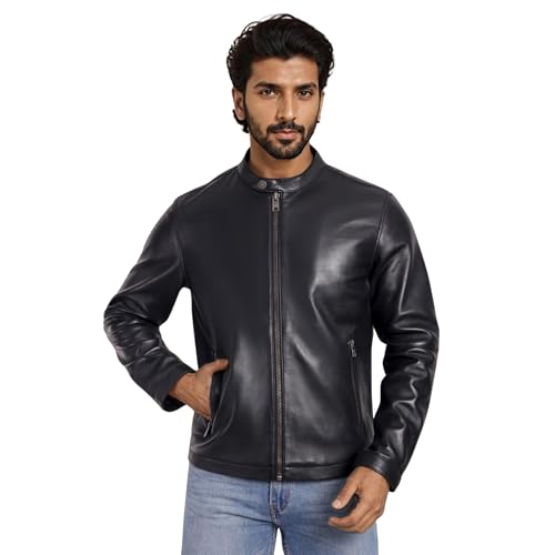 Image of Classic Stealth Black leather Jacket