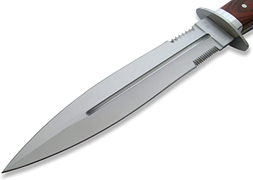 Foto von VIKING GEAR 2x USA Saber - 33cm großes - Jagd - Dolch - Hirschfänger - Saufänger - Saufeder - Abfangmesser - Survival - Outdoor - Messer - Hunting - Knife - extrem Hunter Dagger, silber braun